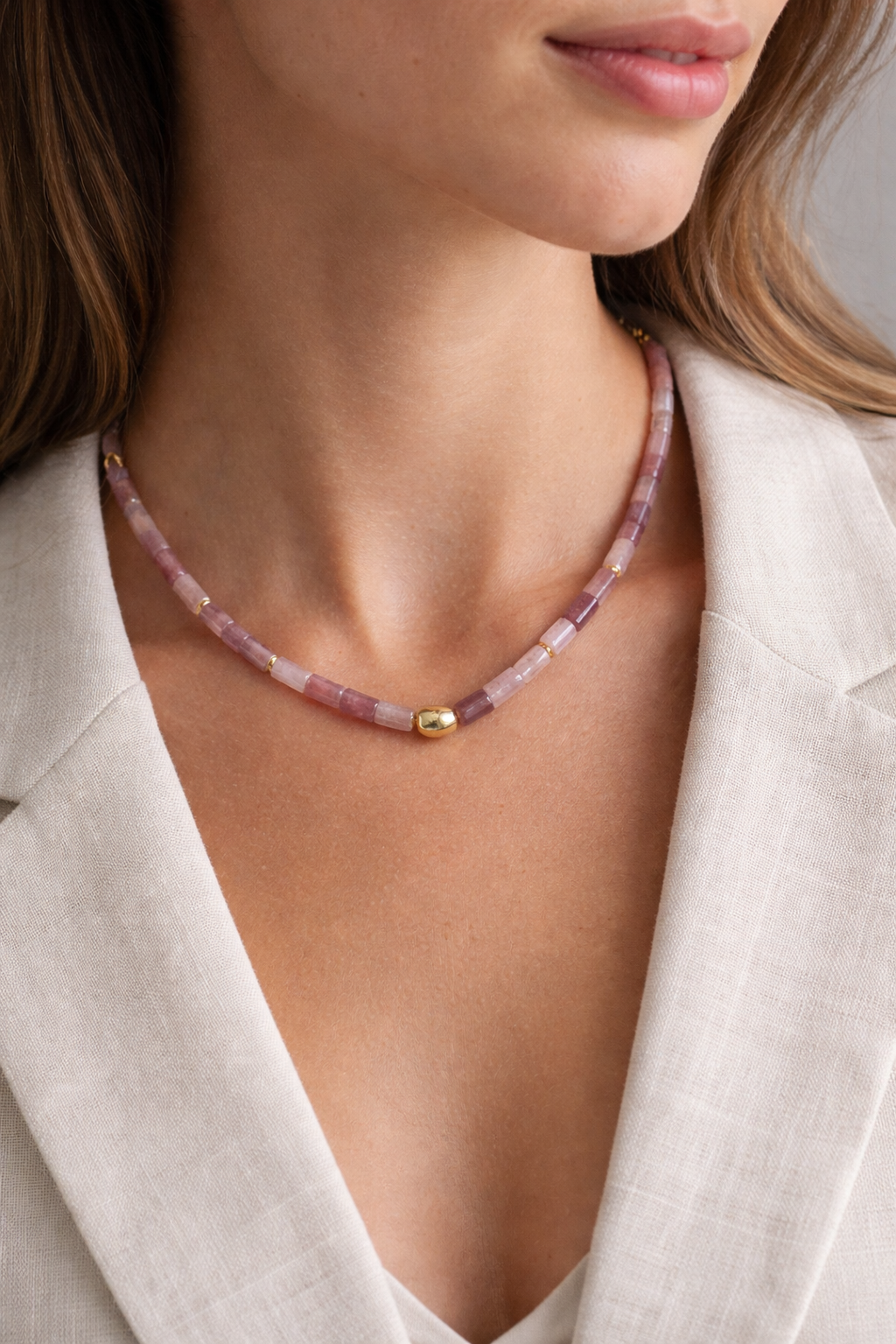 Soleil Rose Necklace
