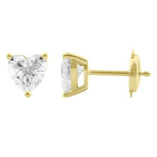Heart Shape Diamond Studs