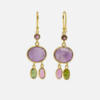 Purple Haze  Drop Earrings