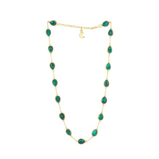 Green Onyx Mosaic Chain