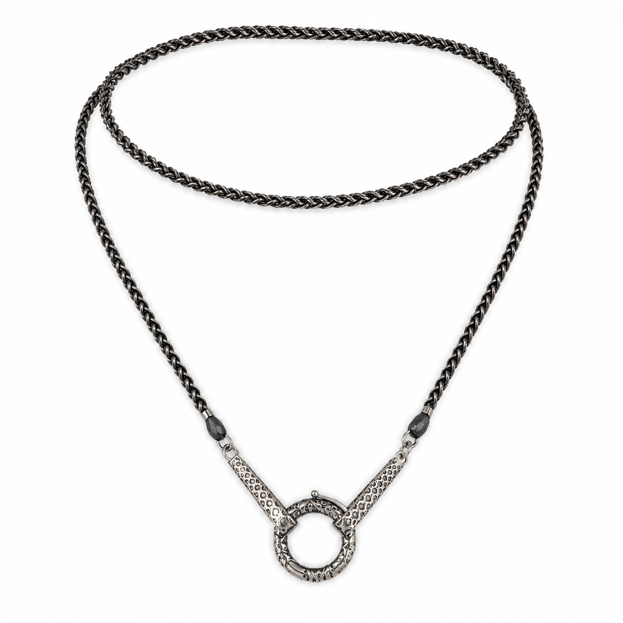 Dark & Light Silver Chain