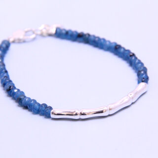 Blue Bamboo Bracelet