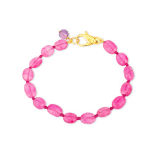Pink Bean Bracelet