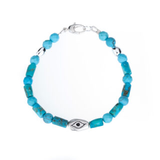 Turquoise Evil Eye Bracelet