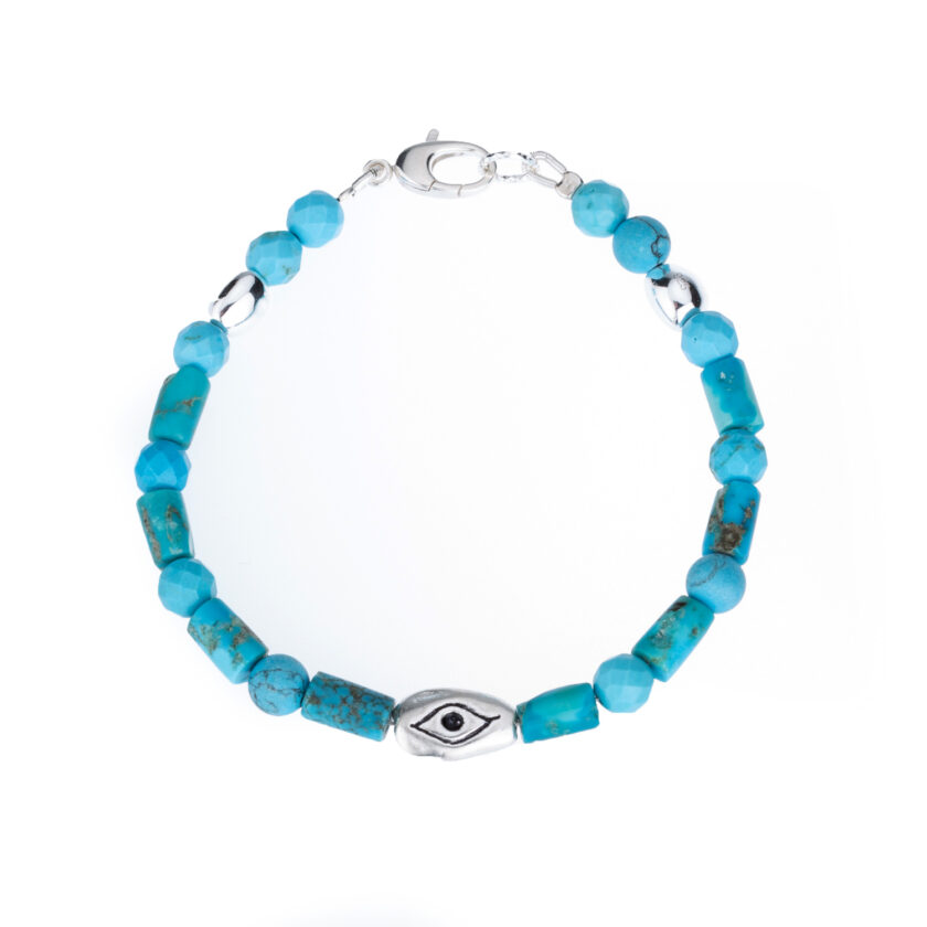Turquoise Evil Eye Bracelet