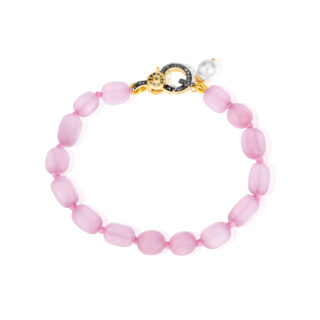 Baby Pink Bean Bracelet