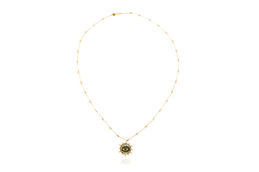 Evil Eye Gold Necklace