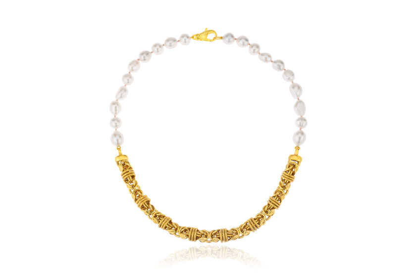 Byzantine Pearl Necklace