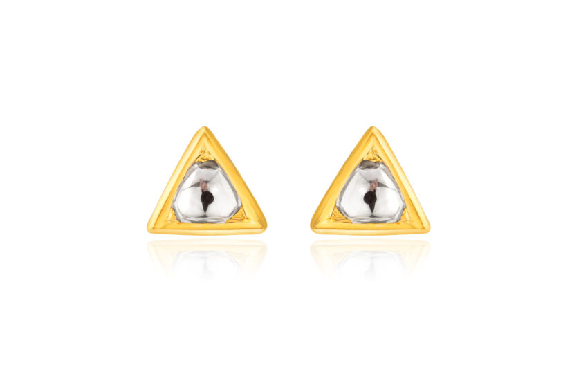 Diamond Triangle Studs