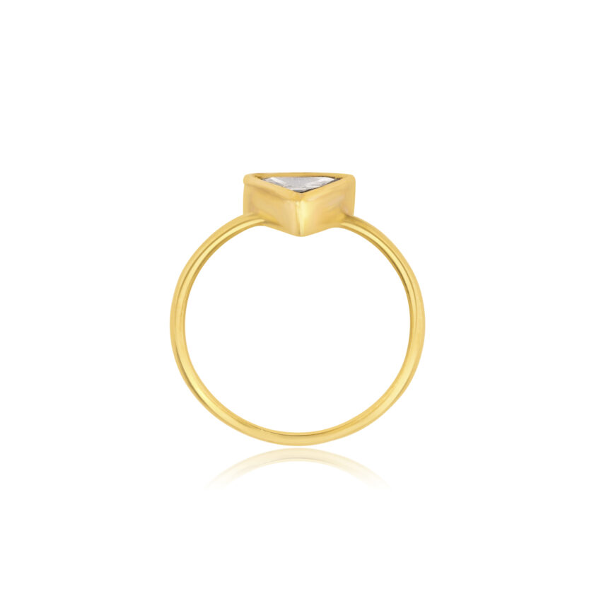 Diamond Triangle Ring