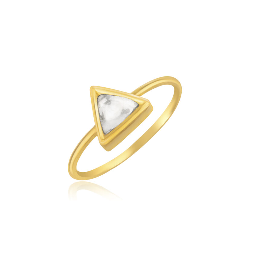 Diamond Triangle Ring