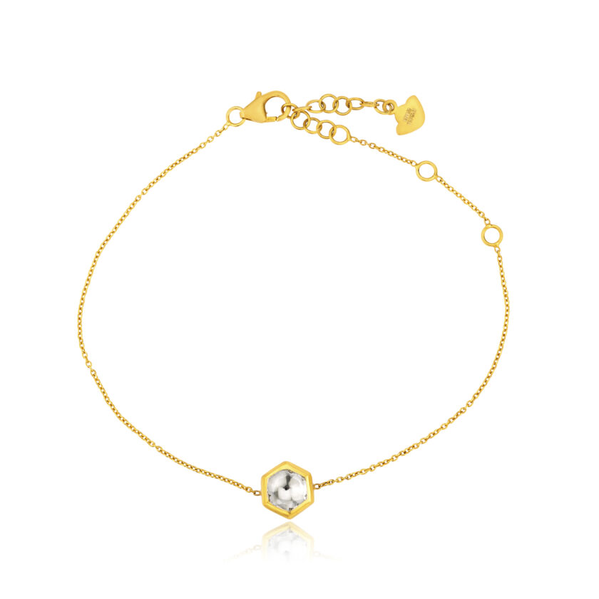 Diamond Hexagon Bracelet