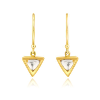 Diamond Triangle Earrings