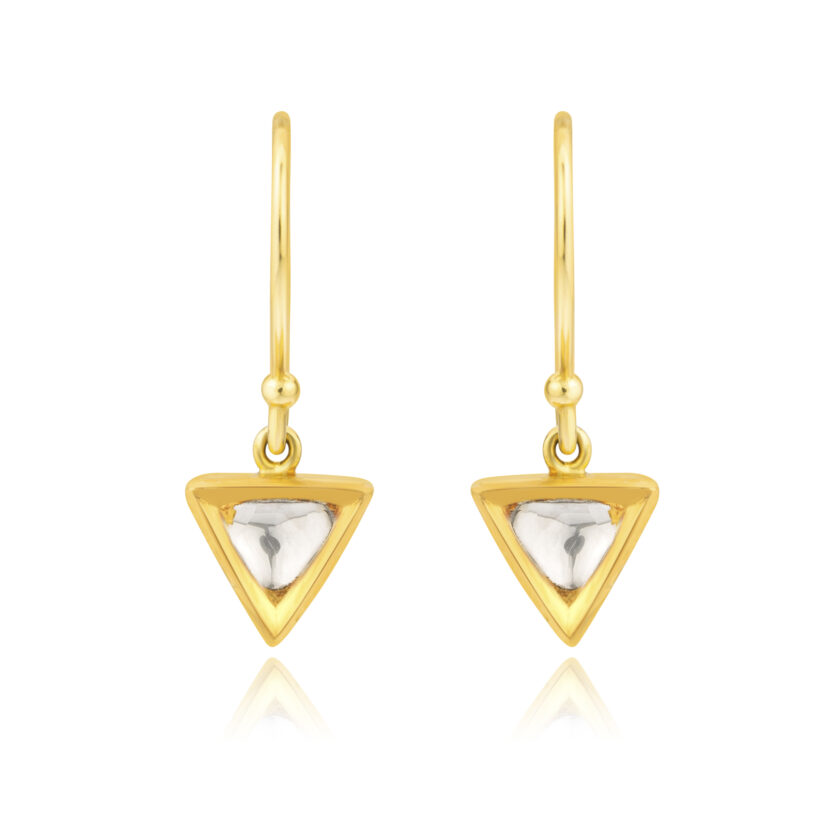 Diamond Triangle Earrings