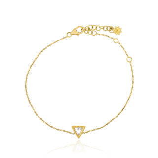 Diamond Triangle Bracelet