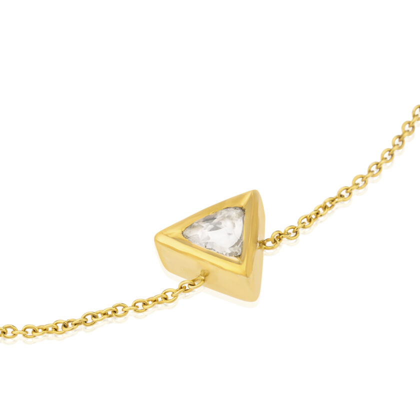 Diamond Triangle Bracelet
