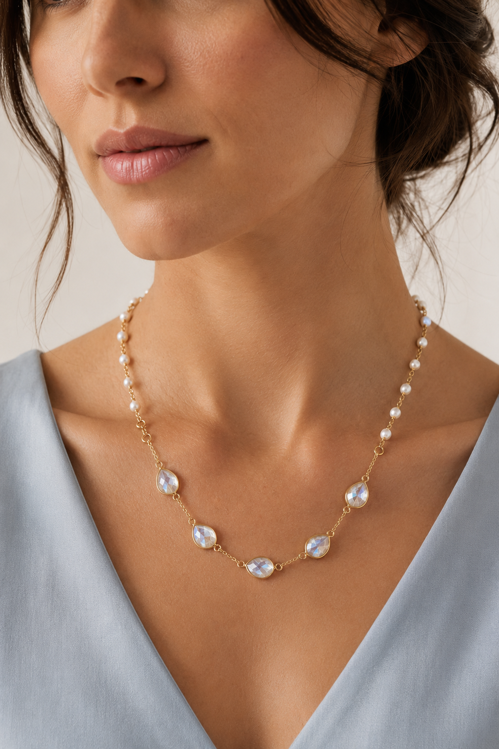 Moonstone and Pearl