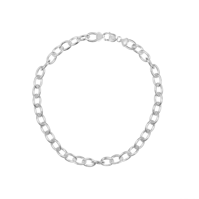 Silver Canyon Round Link Chain
