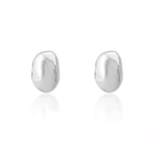 Silver Nugget Studs