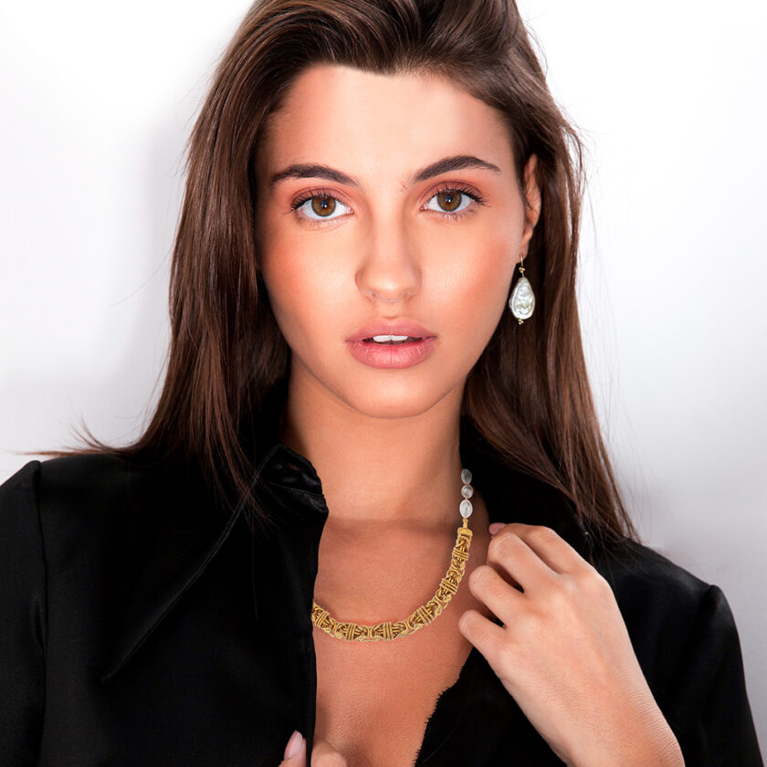 Byzantine Pearl Necklace