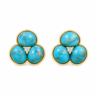 Viola Turquoise Studs