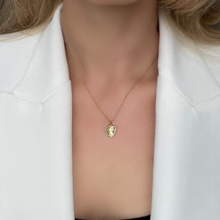 18ct Gold Heart Necklace
